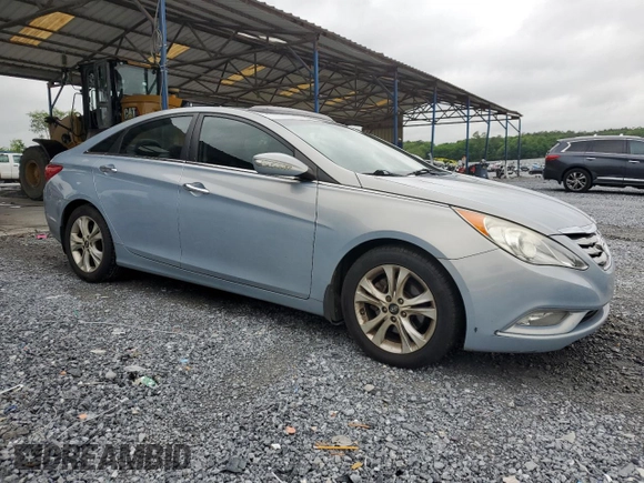 2013 Hyundai Sonata Limited with VIN 5NPEC4AC5DH566029, listed as a Copart auction lot 50945635 with 203,743 mi miles and Salvage Title. Bid and sale history available at DreamBid. Image 4.