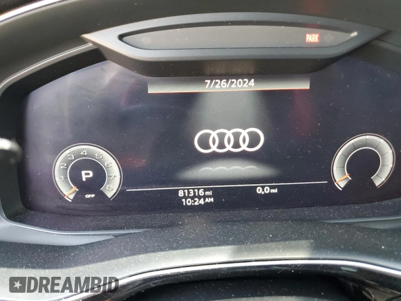 2019 Audi Q8 Premium Plus with VIN WA1EVAF13KD011514, listed as a Copart auction lot 64988564 with 81,316 mi miles and Salvage Title. Bid and sale history available at carsss.com. Image 9.