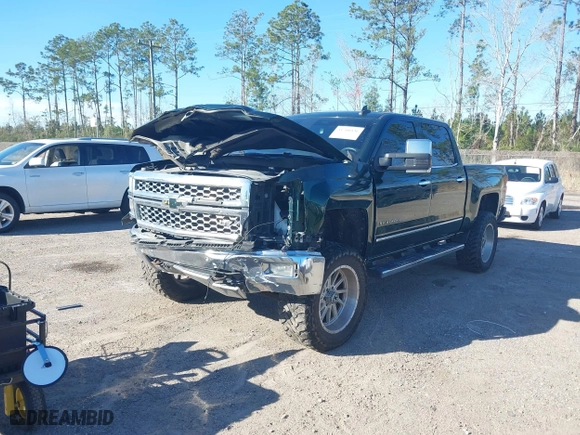 2015 Chevrolet Silverado 1500 LTZ with VIN 3GCUKSEC1FG173590, listed as a IAAI auction lot 41700436 with 117,102 mi miles. Bid and sale history available at carsss.com. Image 17.
