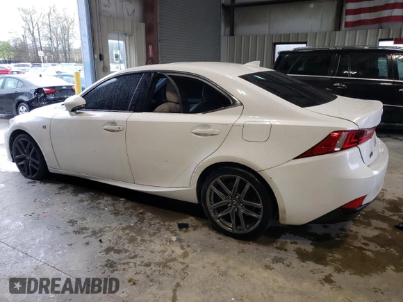 2015 Lexus IS 350 with VIN JTHCE1D22F5006893, listed as a Copart auction lot 52001015 with 53,253 mi miles and Salvage Title. Bid and sale history available at carsss.com. Image 2.