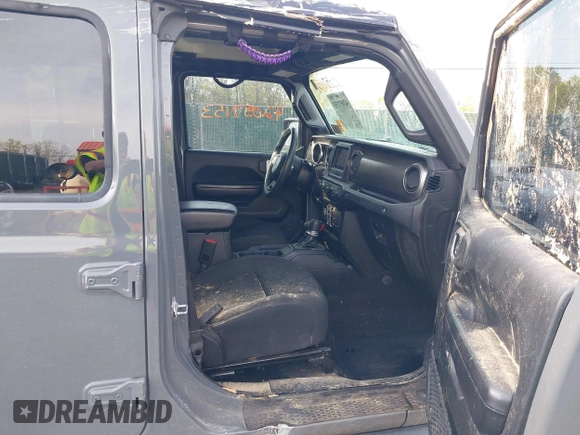 2019 Jeep Wrangler Unlimited Sport S with VIN 1C4HJXDG6KW578720, listed as a IAAI auction lot 42057153 with 65,719 mi miles and . Bid and sale history available at DreamBid. Image 5.