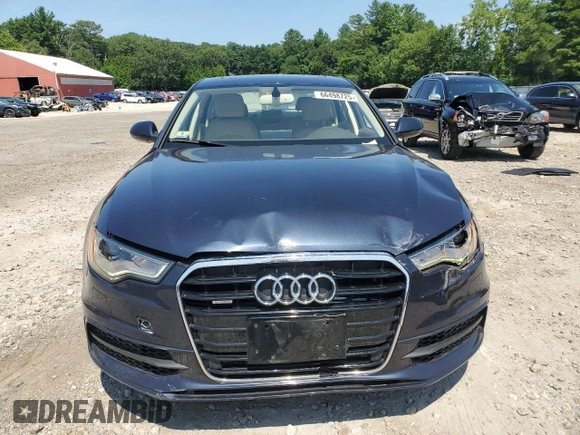 2015 Audi A6 Premium Plus with VIN WAUFGAFC9FN019250, listed as a Copart auction lot 66498725 with 64,128 mi miles and Clean title. Bid and sale history available at DreamBid. Image 5.