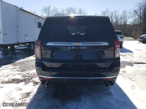 2022 Chevrolet Tahoe High Country with VIN 1GNSKTKL2NR173072, listed as a Copart auction lot 46648215 with 29,592 mi miles and Salvage Title. Bid and sale history available at carsss.com. Image 6.