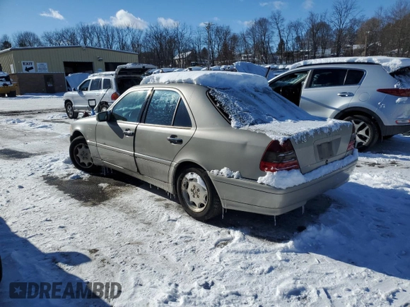 1998 Mercedes-Benz C 230/260/280/320 with VIN WDBHA23G7WA615277, listed as a Copart auction lot 89333605 with 244,975 mi miles and Salvage Title. Bid and sale history available at carsss.com. Image 2.