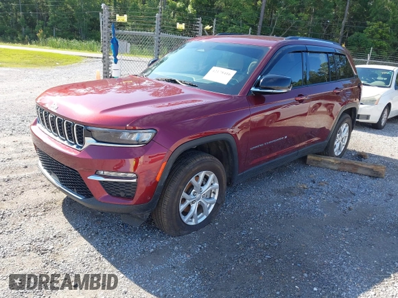 2023 Jeep Grand Cherokee Limited with VIN 1C4RJGBG3P8875558, listed as a IAAI auction lot 42178416 with 12,826 mi miles and . Bid and sale history available at DreamBid. Image 17.
