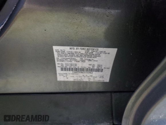 2014 Ford Taurus SEL with VIN 1FAHP2E86EG105963, listed as a Copart auction lot 88147125 with 155,349 mi miles and Salvage Title. Bid and sale history available at carsss.com. Image 12.
