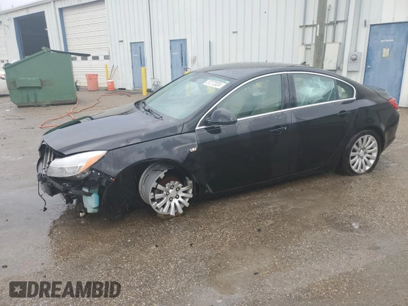 2011 Buick Regal CXL RL1 with VIN 2G4GN5EC0B9179175, listed as a Copart auction lot 87272024 with 107,780 mi miles and Salvage Title. Bid and sale history available at DreamBid. Image 1.
