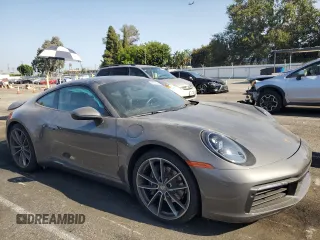 2024 Porsche 911 Carrera with VIN WP0AA2A9XRS207622, listed as a Copart auction lot 68636984 with 5,813 mi miles and Salvage Title. Bid and sale history available at carsss.com. Image 4.