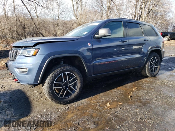 2021 Jeep Grand Cherokee Trailhawk with VIN 1C4RJFLG5MC616104, listed as a Copart auction lot 44146565 with 58,034 mi miles and Salvage Title. Bid and sale history available at carsss.com. Image 1.