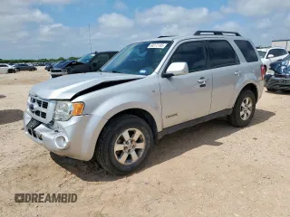 2008 Ford Escape Limited with VIN 1FMCU04168KE63521, listed as a Copart auction lot 60372185 with 98,358 mi miles and Salvage title. Bid and sale history available at DreamBid. Image 1.