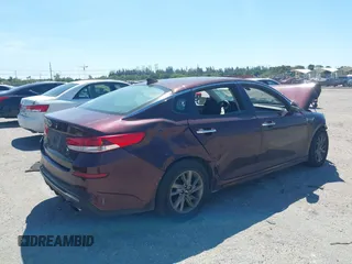 2019 Kia Optima LX with VIN 5XXGT4L34KG323567, listed as a IAAI auction lot 41770143 with 67,910 mi miles. Bid and sale history available at carsss.com. Image 4.