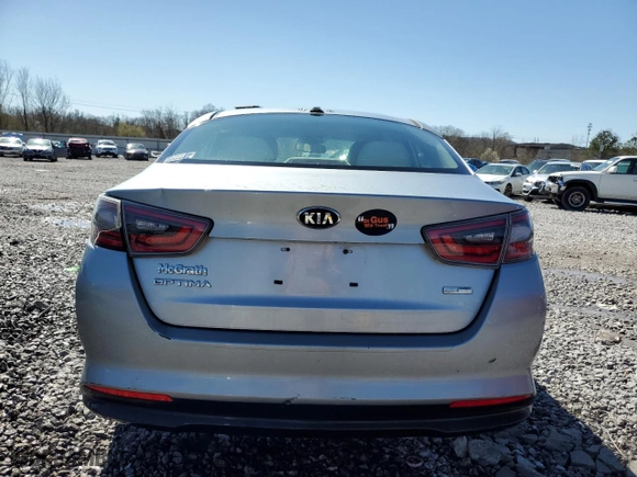 2015 Kia Optima Hybrid with VIN KNAGM4AD1F5083832, listed as a Copart auction lot 48235105 with 163,214 mi miles and Salvage Title. Bid and sale history available at carsss.com. Image 6.