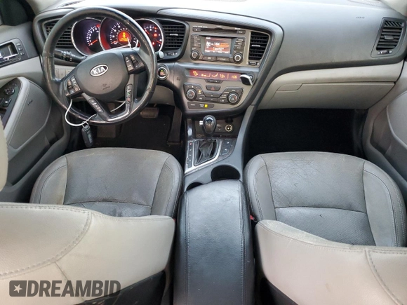 2012 Kia Optima EX with VIN 5XXGN4A7XCG037286, listed as a Copart auction lot 52386335 with 114,750 mi miles and Salvage Title. Bid and sale history available at carsss.com. Image 8.