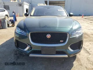 2017 Jaguar F-Pace S with VIN SADCM2BV4HA082587, listed as a Copart auction lot 53728865 with 140,318 mi miles and Salvage Title. Bid and sale history available at DreamBid. Image 5.