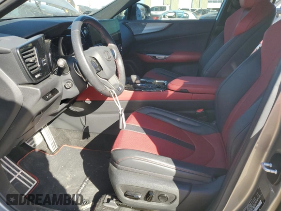 2022 Lexus NX with VIN JTJKGCEZ7N2001197, listed as a Copart auction lot 81038594 with 39,235 mi miles and Salvage Title. Bid and sale history available at carsss.com. Image 7.