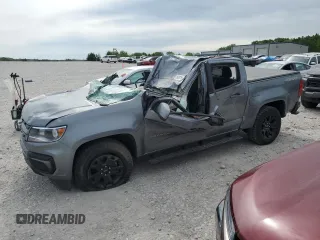 2021 Chevrolet Colorado 4WD LT с VIN 1GCGTCENXM1131724, выставлен на аукционе Copart как лот 58383755 с пробегом Не указан миль и Списание • Salvage title. История ставок и продаж доступна на DreamBid. Изображение 1.