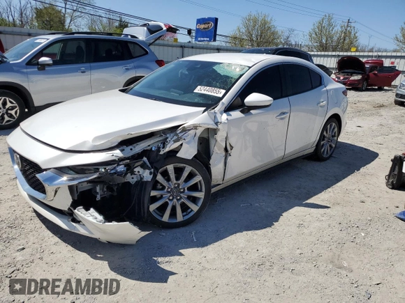 2020 Mazda 3 Select with VIN 3MZBPACL1LM132652, listed as a Copart auction lot 52440855 with 111,062 mi miles and Salvage title. Bid and sale history available at DreamBid. Image 1.