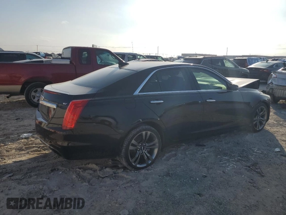 2016 Cadillac CTS V-Sport RWD with VIN 1G6AU5S8XG0134049, listed as a Copart auction lot 43443395 with 117,746 mi miles and Salvage Title. Bid and sale history available at DreamBid. Image 3.