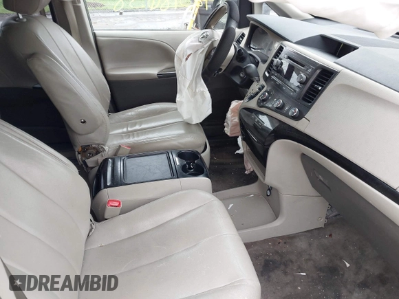 2012 Toyota Sienna LE AAS with VIN 5TDKK3DC9CS176135, listed as a IAAI auction lot 42518638 with 171,716 mi miles and . Bid and sale history available at DreamBid. Image 5.