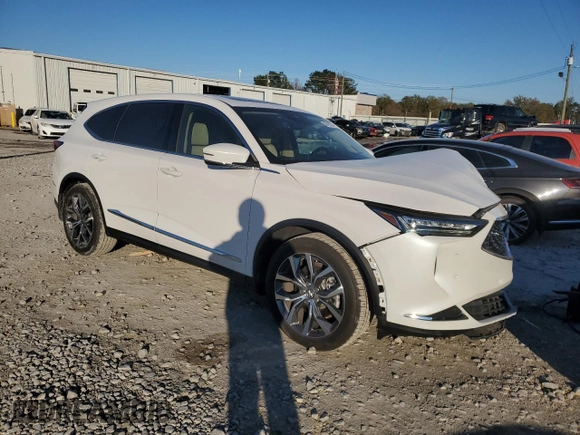 2023 Acura MDX w/Technology Package with VIN 5J8YD9H46PL005510, listed as a Copart auction lot 83422284 with 35,681 mi miles and Salvage Title. Bid and sale history available at carsss.com. Image 4.