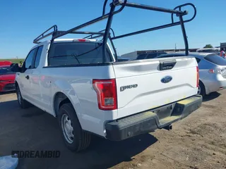 2017 Ford F-150 XL with VIN 1FTEX1CG2HKC93299, listed as a IAAI auction lot 41675673 with 101,726 mi miles. Bid and sale history available at carsss.com. Image 3.