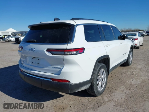 2021 Jeep Grand Cherokee Limited with VIN 1C4RJKBG0M8202547, listed as a IAAI auction lot 41368309 with 60,987 mi miles and . Bid and sale history available at DreamBid. Image 4.