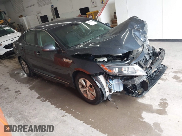 2015 Kia Optima with VIN KNAGM4AD8F5085867, listed as a IAAI auction lot 42418366 with 147,750 mi miles and . Bid and sale history available at DreamBid. Image 1.