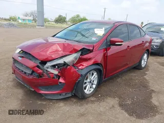 2015 Ford Focus SE with VIN 1FADP3F24FL323536, listed as a IAAI auction lot 41876148 with 221,050 mi miles. Bid and sale history available at carsss.com. Image 18.