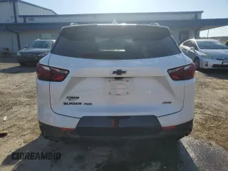 2020 Chevrolet Blazer RS z VIN 3GNKBKRS7LS693835, wystawiony jako Copart lot #56047675 z przebiegiem 62 752 mil mil oraz Szkoda całkowita • Salvage title. Historia ofert i sprzedaży dostępna na DreamBid. Obrazek 6.