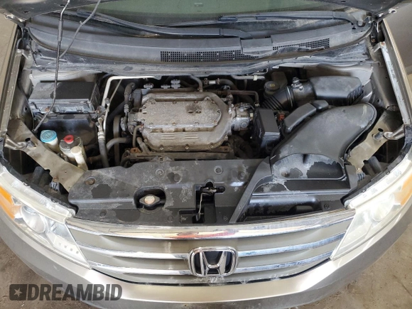 2011 Honda Odyssey EX-L with VIN 5FNRL5H63BB077325, listed as a Copart auction lot 55030675 with 203,062 mi miles and Salvage Title. Bid and sale history available at DreamBid. Image 12.