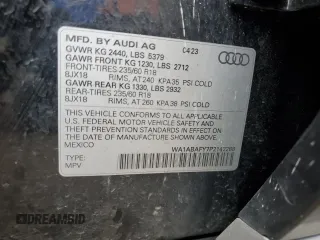 2023 Audi Q5 Premium with VIN WA1ABAFY7P2142288, listed as a Copart auction lot 43472395 with 23,227 mi miles and Salvage title. Bid and sale history available at DreamBid. Image 13.