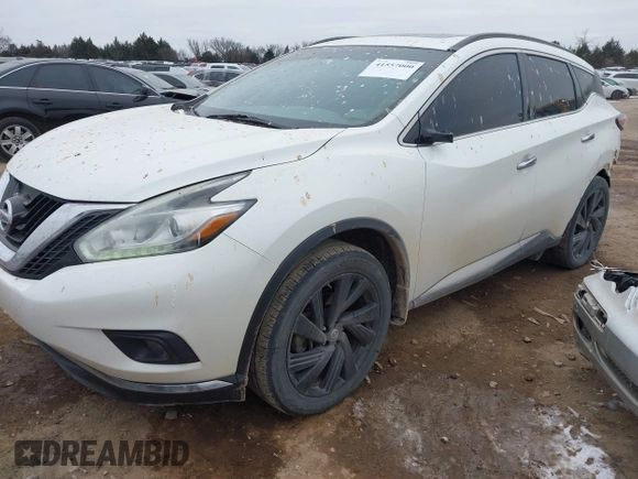 2017 Nissan Murano S with VIN 5N1AZ2MH0HN185795, listed as a IAAI auction lot 41557000 with 182,687 mi miles and . Bid and sale history available at DreamBid. Image 18.
