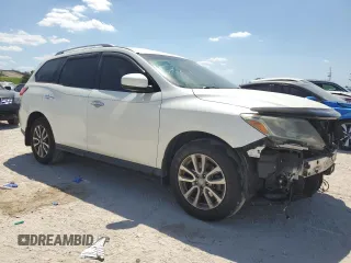 2016 Nissan Pathfinder SV with VIN 5N1AR2MN9GC635296, listed as a Copart auction lot 52887885 with 140,565 mi miles and Salvage Title. Bid and sale history available at carsss.com. Image 4.