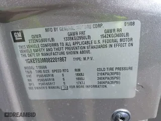 2008 GMC Envoy Denali with VIN 1GKET63M082201867, listed as a IAAI auction lot 41874803 with 218,639 mi miles. Bid and sale history available at carsss.com. Image 9.