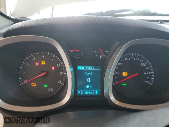 2015 Chevrolet Equinox LS with VIN 1GNALAEK4FZ124344, listed as a Copart auction lot 48676175 with 118,900 mi miles and Salvage Title. Bid and sale history available at DreamBid. Image 9.