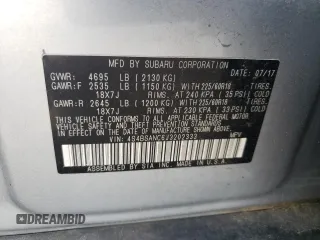 2018 Subaru Outback Limited with VIN 4S4BSANC6J3202333, listed as a Copart auction lot 59186985 with 66,033 mi miles and Salvage title. Bid and sale history available at DreamBid. Image 13.