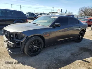 2017 Dodge Charger SXT with VIN 2C3CDXJG6HH638982, listed as a Copart auction lot 46188125 with 65,682 mi miles and Salvage Title. Bid and sale history available at carsss.com. Image 1.