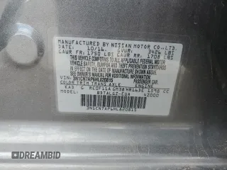 2017 Nissan Versa SL with VIN 3N1CN7AP6HL820815, listed as a Copart auction lot 45409955 with 53,120 mi miles and Salvage title. Bid and sale history available at DreamBid. Image 14.