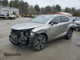 2018 Lexus NX with VIN JTJBARBZXJ2162940, listed as a Copart auction lot 46841905 with 42,808 mi miles and Salvage Title. Bid and sale history available at carsss.com. Image 1.