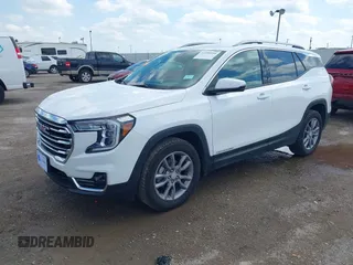 2024 GMC Terrain SLT with VIN 3GKALVEG6RL304937, listed as a IAAI auction lot 42209554 with 28,263 mi miles and . Bid and sale history available at DreamBid. Image 2.