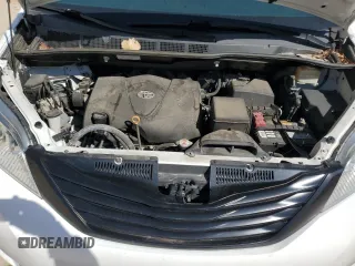 2017 Toyota Sienna L with VIN 5TDZZ3DCXHS890616, listed as a Copart auction lot 47274855 with 43,438 mi miles and Salvage Title. Bid and sale history available at DreamBid. Image 12.