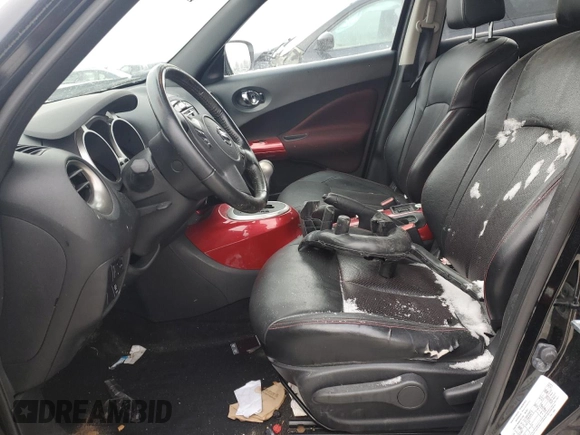 2015 Nissan Juke SL z VIN JN8AF5MV2FT563181, wystawiony jako Copart lot #47898985 z przebiegiem Nie podano mil oraz Tytuł czysty. Historia ofert i sprzedaży dostępna na DreamBid. Obrazek 7.