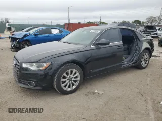 2013 Audi A6 Premium with VIN WAUFFAFC3DN016988, listed as a Copart auction lot 87059654 with 101,958 mi miles and Salvage title. Bid and sale history available at DreamBid. Image 1.