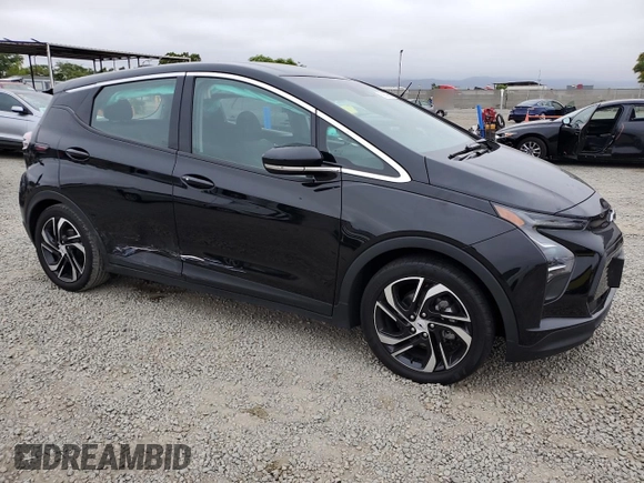 2023 Chevrolet Bolt EV 1LT with VIN 1G1FW6S0XP4108095, listed as a Copart auction lot 59920655 with 22,657 mi miles and Salvage title. Bid and sale history available at DreamBid. Image 4.