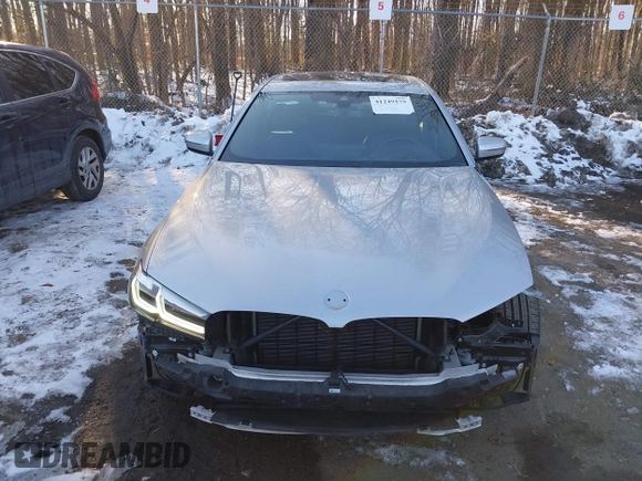 2021 BMW 5 Series 530i xDrive with VIN WBA13BJ02MWX30031, listed as a IAAI auction lot 41249175 with 65,341 mi miles and . Bid and sale history available at carsss.com. Image 12.