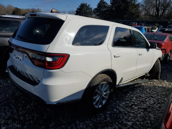 2019 Dodge Durango Special Service with VIN 1C4SDJFT8KC631861, listed as a Copart auction lot 87282394 with 107,286 mi miles and Salvage title. Bid and sale history available at DreamBid. Image 3.