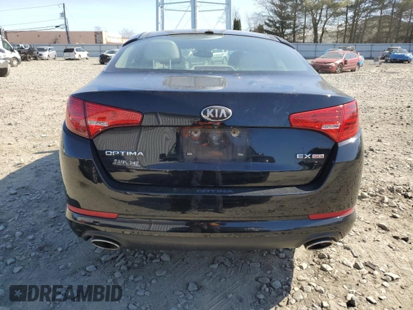 2013 Kia Optima EX with VIN 5XXGN4A7XDG247548, listed as a Copart auction lot 48567965 with Not Provided miles and Salvage Title. Bid and sale history available at carsss.com. Image 6.