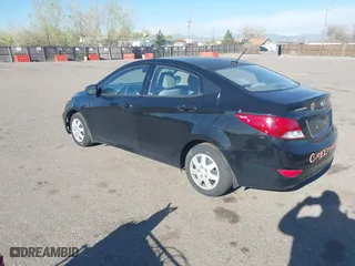 2013 Hyundai Accent GLS with VIN KMHCT4AE8DU572336, listed as a IAAI auction lot 42065834 with 250,394 mi miles. Bid and sale history available at carsss.com. Image 3.
