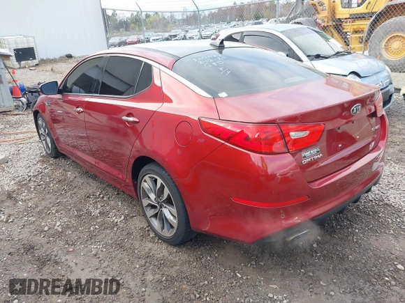 2015 Kia Optima SXL Turbo with VIN 5XXGR4A68FG388200, listed as a IAAI auction lot 41155148 with 238,590 mi miles and . Bid and sale history available at DreamBid. Image 3.