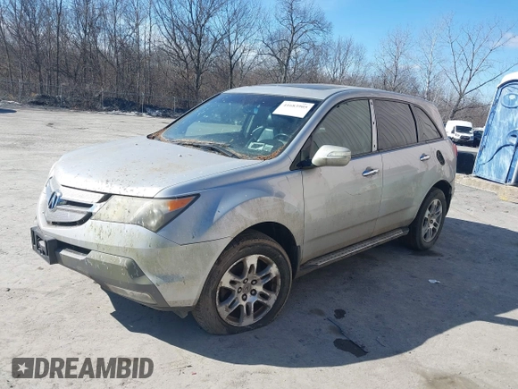 2009 Acura MDX Tech Pkg with VIN 2HNYD28669H527717, listed as a IAAI auction lot 41683905 with 158,529 mi miles. Bid and sale history available at carsss.com. Image 2.